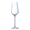 6 Flûtes à Champagne 21cl Abstraction – Cristal D’Arques – Verre Ult Couleurs variées 20