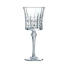 6 Verres à Vin Rouge Et Blanc 27cl Lady Diamond – Cristal D’Arques dernière tendance 5
