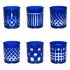 SOLDES TOUT À Table Passion Coffret De 6 Verres De 32 Cl En Cristal Taillé Bleu 14
