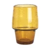 Maisons Du Monde Gobelet En Verre Bullé Teinté Marron – Lot De 4 magasin 16
