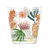 achat pas cher Maisons Du Monde Gobelet En Verre Motif Végétal Multicolore – Lot De 6 5