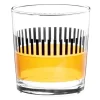 boutique en ligne france Maisons Du Monde Gobelet En Verre Motifs Graphiques Jaunes Et Noirs – Lot De 6 22