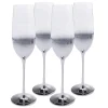 Kare Design Lot De 4 – Flûte à Champagne En Verre Argenté site pas cher 7