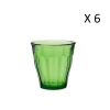 acheter Duralex Lot De 6 – Verre à Eau 25 Cl En Verre Trempé Résistant Teinté Vert 11