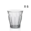 en solde Duralex Lot De 6 – Verre à Eau 31 Cl En Verre Trempé Résistant Transparent 7
