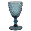 aux meilleurs prix Sibo Homeconcept Verre à Pied En Verre Pressé Bleu 34 Cl – Lot De 6 10